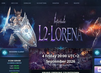 L2-LORENA server screenshot - Interlude gameplay