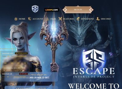 L2Escape server screenshot - Interlude gameplay