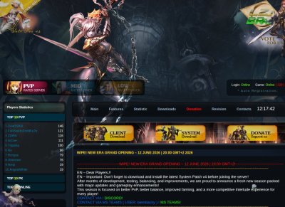 L2RET.COM server screenshot - Interlude gameplay